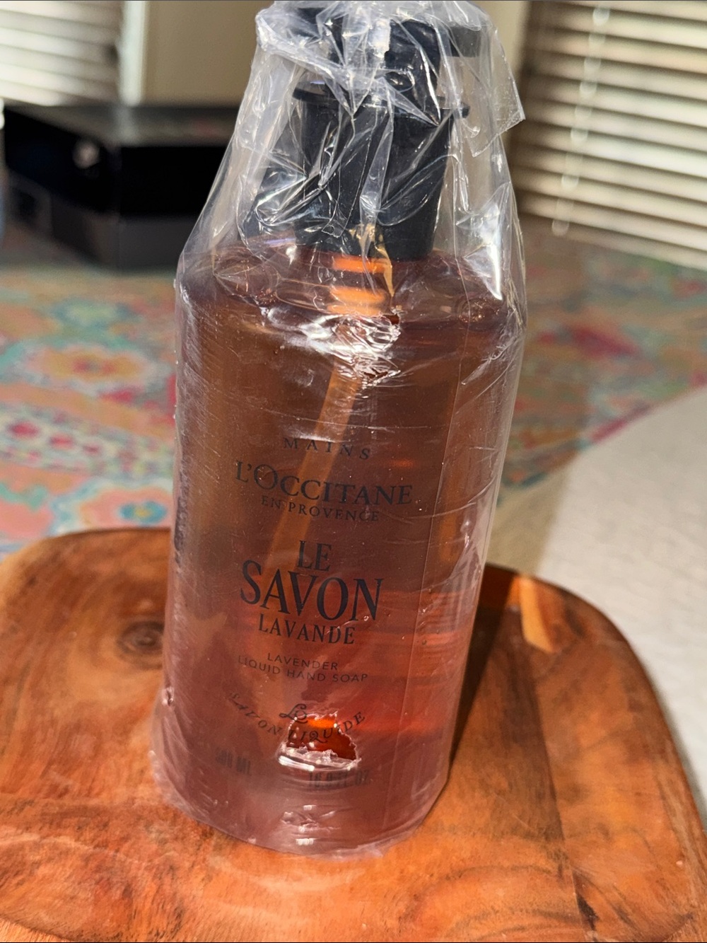 L'OCCITANE Lavender Liquid Hand Soap - Amber Bottle with Black Pump